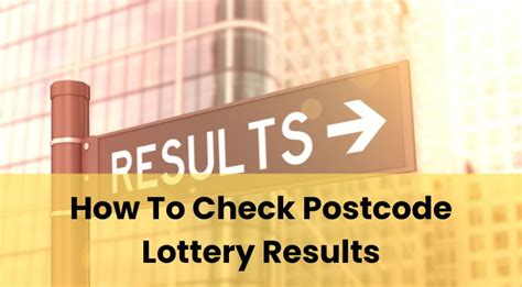 how to check postcode lottery results.
